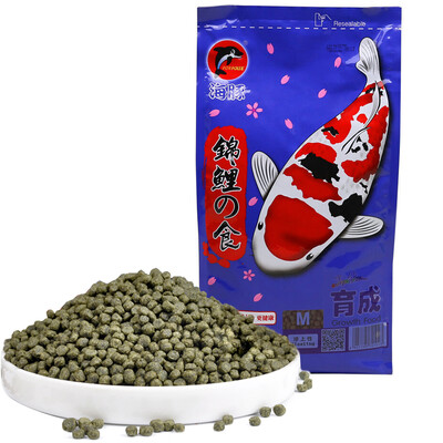 

Dolphins PORPOISE fish food small&medium-sized fish food tropical ornamental fish light fish fish goldfish feed micro-particles 88g