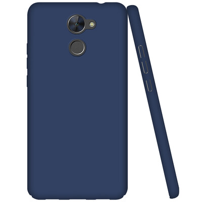 

YOMO Huawei Changyou 7plus mobile phone case protection package skin feeling full package to protect the hard shell dark blue
