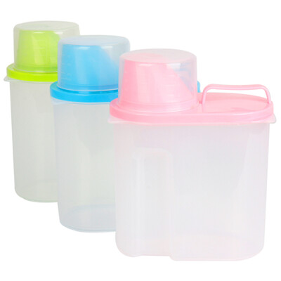 

According to Diou EDO kitchen miscellaneous grains sealed cans portable storage tank plastic storage barrel milk powder cans 15L 3 Pack TH1065