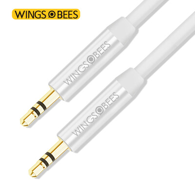 

Кабель AUX 3.5mm Wings of Bees,белый