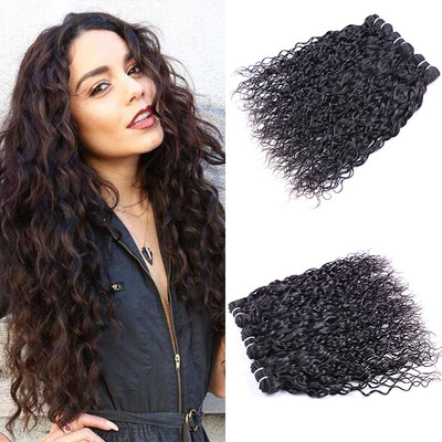 

Peruvian Natural Wave 3 Bundles 100 Human Hair Extension Natural Color Non-Remy Hair Weave 8"-26