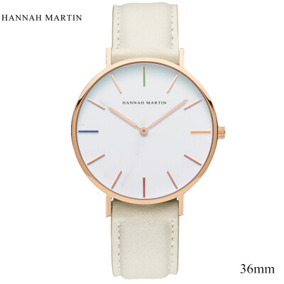 

HANNAH MARTIN Women Casual Watch Ladies Nylon Simple Clock Top Brand Mens Sport Watches