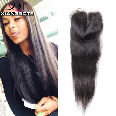 

7A Unprocessed Virgin Hair With Closure Indian Straight Virgin Hair With Closure 3 Bundles With Closure Human Hair With Closure