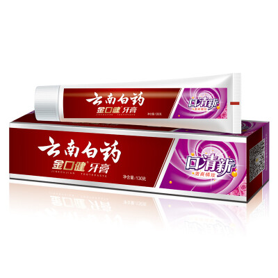 

Yunnan Baiyao Jinkoujian toothpaste 130g fresh mouth refreshing orange rose