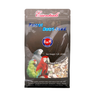 

R &  Large Parrot Nourishing Pills Macaw Parrot Feed / Evergreen Bird Strip / Gray Parrot Birds Large Parrot Nutritious Food 1LB