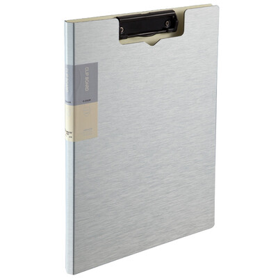 

Coix A4 vertical ARMOR foam PP double folding plate folder folder folder A3119 light silver
