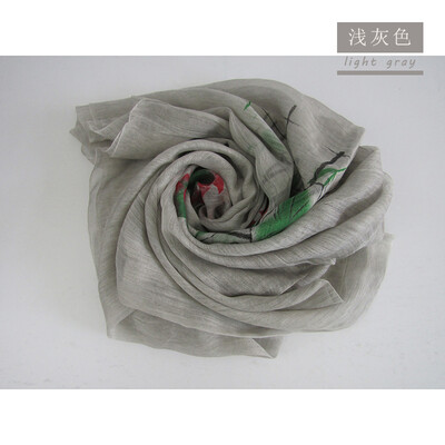 

Genuine Orangefox silk cashmere printed Chinese wind scarf 2