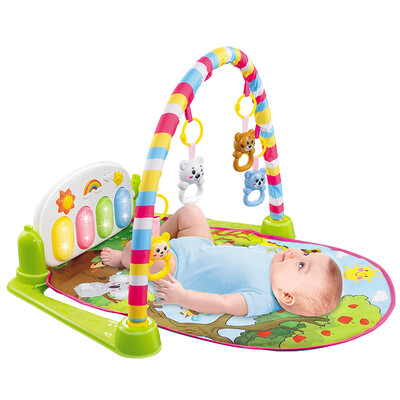 

Ogilvy AoZhiJia multi-function with projection music neonatal pedal piano gym 0-1-3-year-old infant early childhood educational toys 606 Starlight projection version