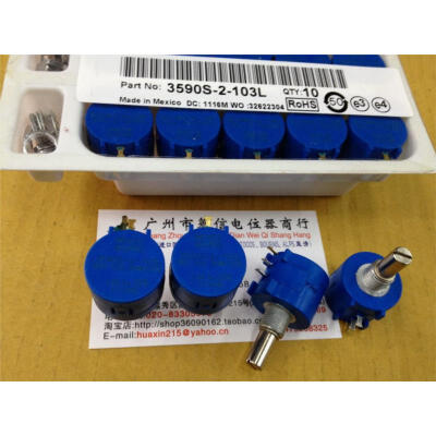 

Multi-turn wirewound potentiometers 3590S-2-103L (100R Europe to 100K) 1K 2K 5K10K