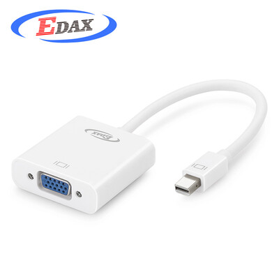 

EDAX Mini DP to VGA Converter Mini Displayport Adapter Apple MacBook Air Pro Lightning Interface Projector Adapter E007