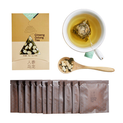 

Tea (chali) teabag herbal tea combination flower tea ginseng oolong tea ginseng tea oolong tea 12 bags / boxed