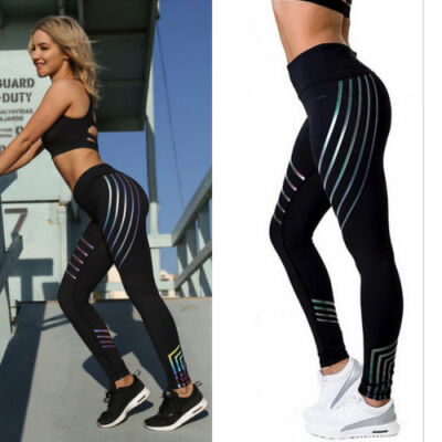 

CANIS@Women Waist Yoga Fitness Leggings Running Gym Stretch Sports Pants Trousers