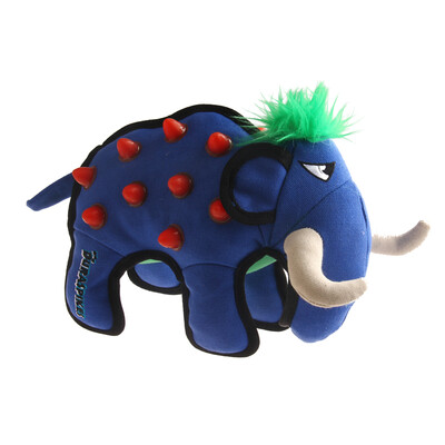 

Expensive GiGwi Dura beast series of blue elephant stabbed rubber nails pet toys dog toys bite interactive toys golden hair Labrador toys