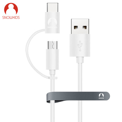 

Snowkids Micro USB / Type-C комбинированный интерфейс музыки, как телефонные линии / зарядки провод 2 относится к музыке как беловатого / Meizu / Huawei / проса / Samsung