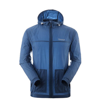 

Pathfinder (TOREAD) outdoor spring and summer men's skin clothing thin quick-drying breathable jacket TAEE81716 iron blue ash M