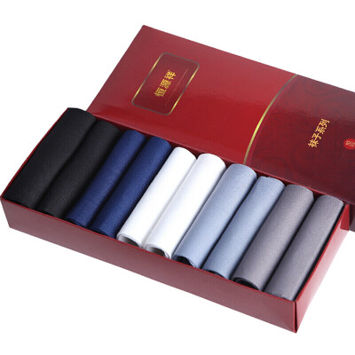 

Jingdong supermarket] Hengyuanxiang socks male summer men's socks 10 pairs of thin ice stockings business casual socks thin men's stockings mixed color 10 double gift box are all yards C150218