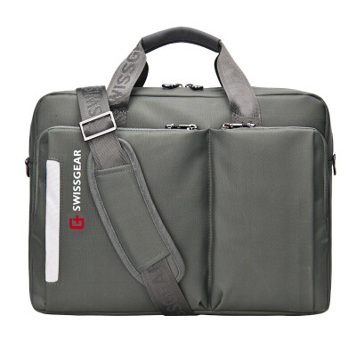 

SWISSGEAR Shoulder Bag Messenger Bag Fashion Casual Handle Messenger Bag 146 &quotMen & Women Business Handbag Briefcase SA-5015 Gray