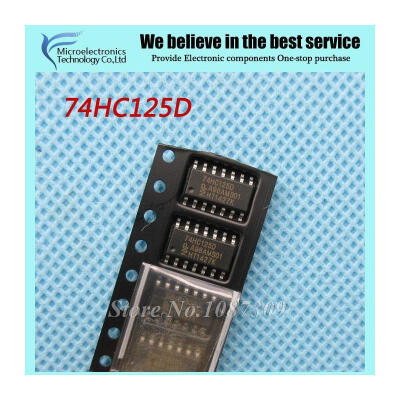 

20pcs free shipping 74HC125D 74HC125 SN74HC125D SOP-14 Buffers & Line Drivers QUAD 3-ATE BUS BUF new original