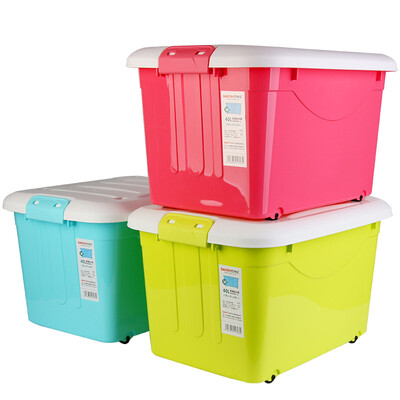 

Baiyouhui BAYOH 40L plastic storage box storage box environmental storage box three packs BYH-1303