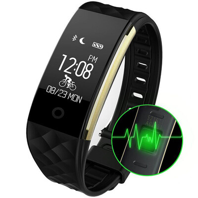

Newman Newmine G800 Bluetooth smart bracelet sports men&women health heart rate bracelet wrist strap waterproof watch black