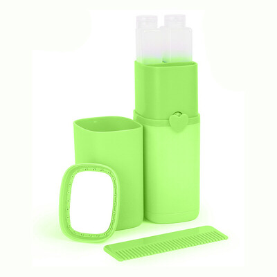 

Bancheon Italian Cocoa Capsule Washing Cup Rinse Cup Set Travel Traveling Toothbrush Toothpaste Towel Storage Set Travel Outbound Travel Travel Essential Standard Edition 5pcs Mint Green