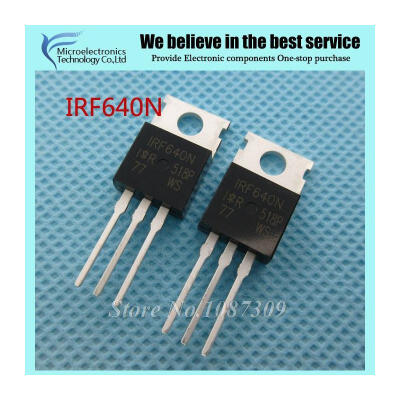 

10pcs free shipping IRF640N F640 IRF640NPBF MOSFET MOSFT 200V 18A 150mOhm 447nC TO-220 new original