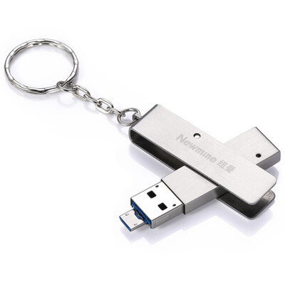

Ньюмена (Newmine) 32Gu диск Эндрюс USB OTG двойной мобильный компьютер с металлом U-бис DL06