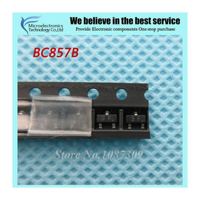 

100PCS free shipping BC857B 3F SOT-23-3 Bipolar Transistors - BJT TRA 200mW new original