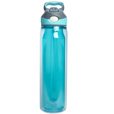 

Jingdong Supermarket contigo double-layer sports straw cup summer outdoor travel plastic cup 500ml gray HBC-ADN022