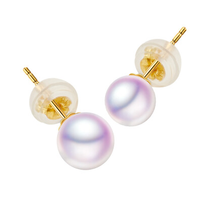 

Kayas GAIA'SPEARL18k Gold Seawater Pearl Stud Earrings Simple Pearl Earrings Gold Earrings Pearl Earrings 6-7mm