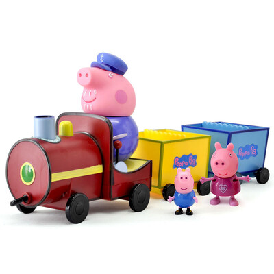 

Paige свинья Peppa Pig Свинка Пеппа ребенка карты на каждой семьи игры Поезд наборы