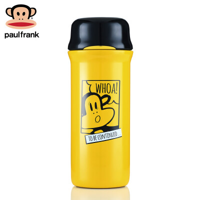 

Mouth monkey (Paul Frank) insulation cup male ladies fashion car vacuum stainless steel children's student cup 400ml Yaohuang PFD002