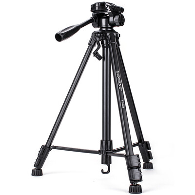 

YAGENG YUNTENG VT-666 quality portable tripod PTZ set micro single digital SLR camera camera travel with high quality aluminum ultra-light tripod black