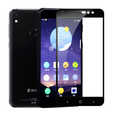

Langke 360N5S tempered film 360 mobile phone N5S full-screen coated steel film high-definition explosion-proof mobile phone protection film for 360N5S black