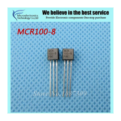 

100pcs free shipping MCR100-8 100-8 MCR100 TO-92 SCRs 600V 800mA new original