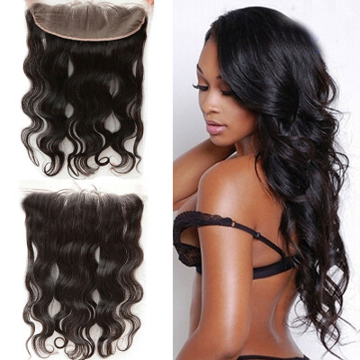 

Malaysian Virgin Hair With Closure body Wave Frontal 3 Bundles With Frontal Closure Ear To Ear Lace Frontal Closure With Bundles