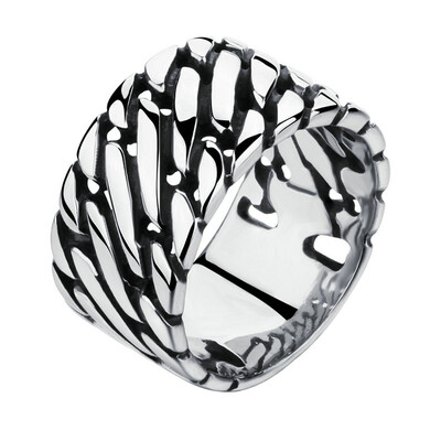 

Yoursfs Titanium Wedding Rings For Men Black Rock Punk Rings Wide Engagement Accessories Anel Jewelry
