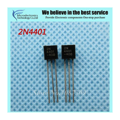 

50pcs free shipping 2N4401 TO-92 Bipolar Transistors - BJT NPN Gen Pur SS new original