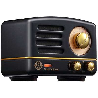 

MK RADIO Little prince Portable Bluetooth Radio Mini Black