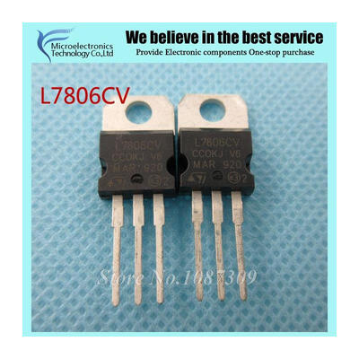 

10pcs free shipping L7806CV L7806 KA7806 MC7806 Voltage Regulator 6V 1.2-1.5A TO-220 new original