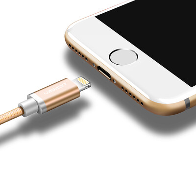 

Зеленое яблоко с MFi сертификации кабель данных / зарядное устройство USB кабель для зарядки телефона линии линии электропередачи поддерживает iphone5s / 6s / 7 Plus / SE / 1.5 Mi Скины 30588 Тиран золото
