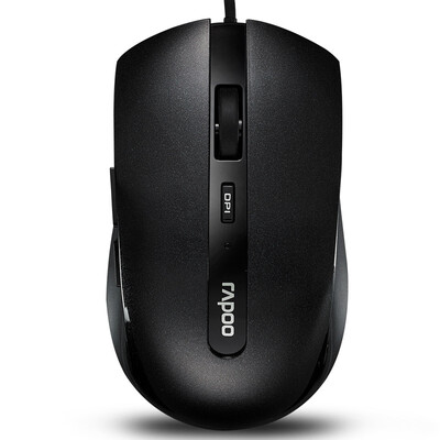 

Лей Бай (Rapoo) N3600 офиса мышь проводной мыши USB мышь мышь для ноутбука черная