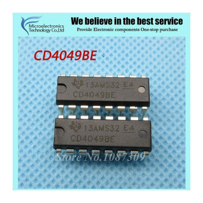 

50pcs free shipping CD4049BE CD4049 HEF4049BP DIP-16 Buffers & Line Drivers Hex Inverting new original