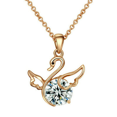

Yoursfs@ Unique Deisgn Swan Austrian Crystals Pendant Chokers Necklace Vintage Maxi Necklace Christmas Gifts Online Shopping India