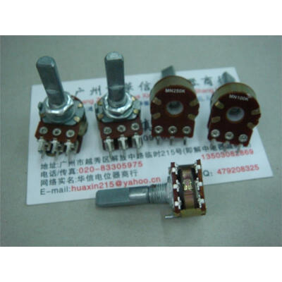 

16 type double balanced potentiometer MN100K MN250K 25F with the midpoint of the middle back to zero