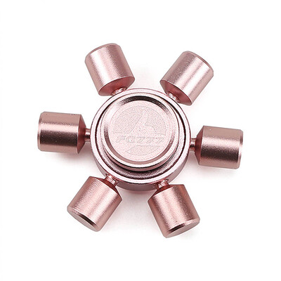 

FQ777 алюминиевого сплав шестиугольной Непоседа руки Spinner Пальцы Гироскоп уменьшить стресс обратить внимание