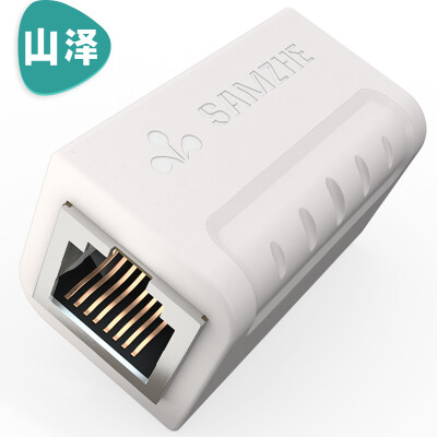 

Shanze (SAMZHE) кабель RJ45 сети через первый соединитель 7 Класс 5 Класс 6 Класс расширитель из двух шарниров головки модуля Прямая интернет кабельной головки белого SZ-ZTB1010