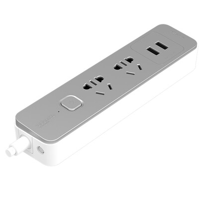 

Ши Наайд Electric (Schneider Electric) предназначен чи новый национальный стандарт метр сокетов две пары USB2.4A1.8 полосы патч-панель перетащить полосы NSW1020U_SW серебро + белый