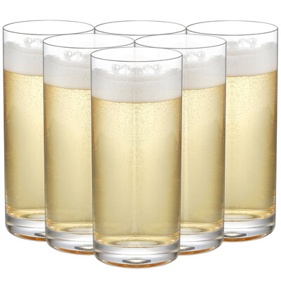 

Jingdong Supermarket Micaa MKSA European imports glass glass juice lemonade cup beer cup 6 loaded 300ml 6