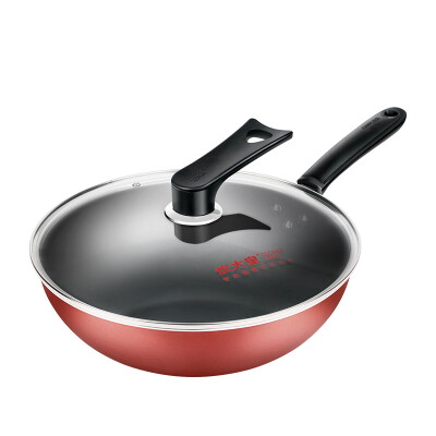 

【Jingdong Supermarket】 Cooking the king frying pan non-stick pot 32cm no oil smoke pot with induction cooker gas gas stove fire fire general cooking pot pot pot gift wooden cooker WG46543